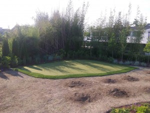 process of installing synthetic turf
