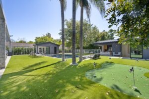 backyard putting green