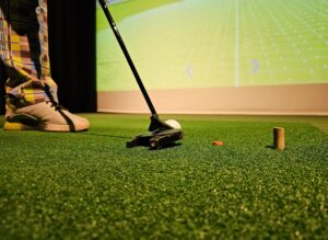 indoor putting green
